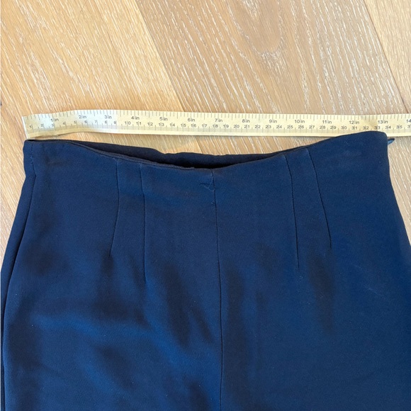 Vintage Valentino Boutique Classic Navy High Waist Pencil Skirt Size 12 See Desc - Picture 4 of 6
